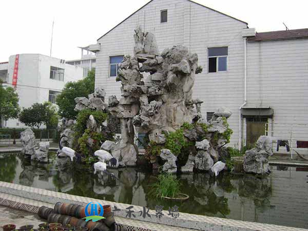 天津园林假山水系驳岸制作